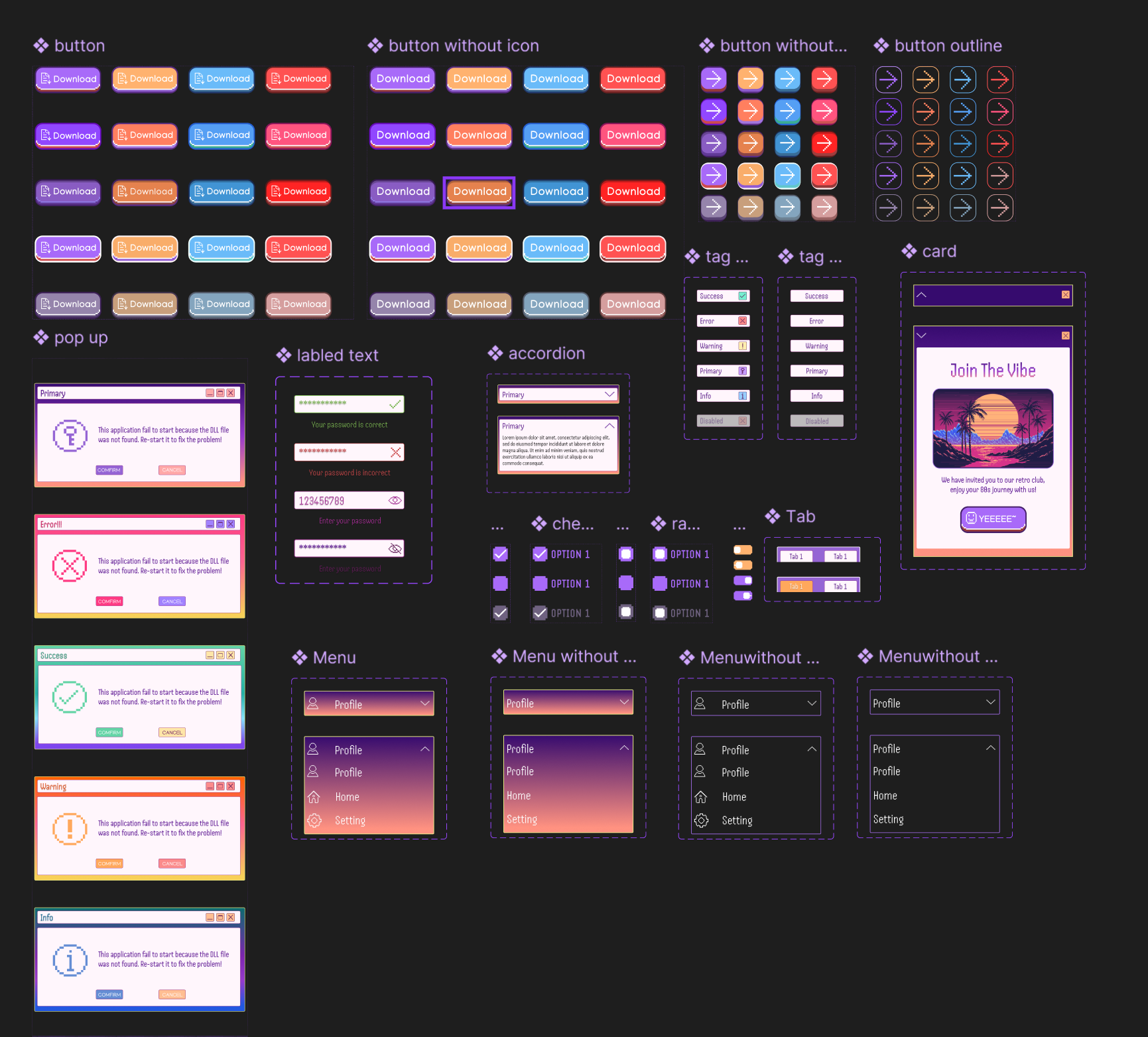 Screen sample